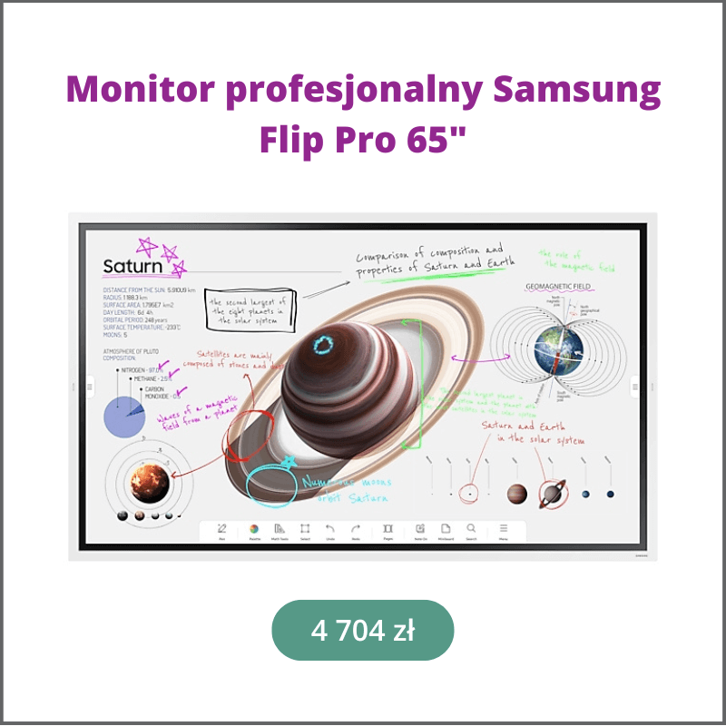 Monitor interaktywny Samsung Flip Pro 65